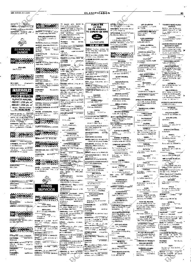 ABC SEVILLA 04-05-2000 página 85
