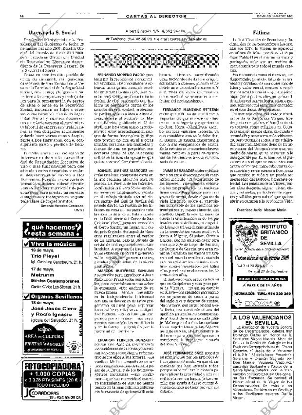 ABC SEVILLA 14-05-2000 página 14