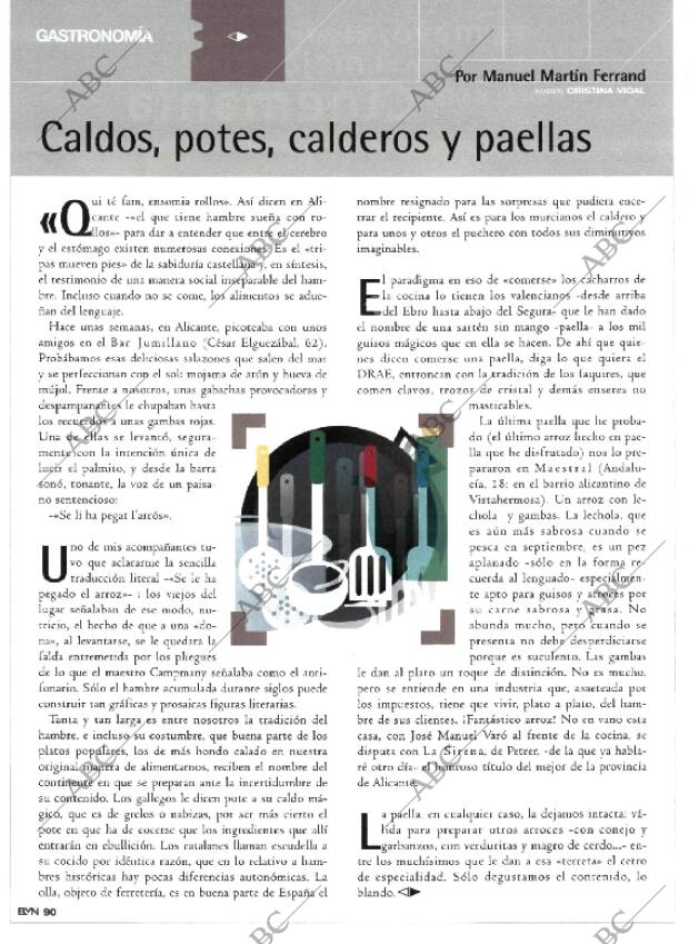 BLANCO Y NEGRO MADRID 14-05-2000 página 90