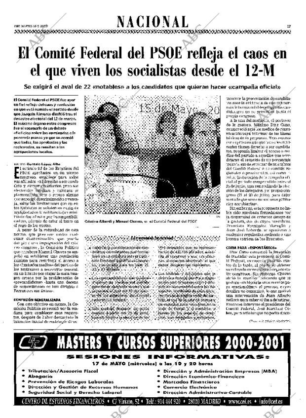 ABC MADRID 16-05-2000 página 17