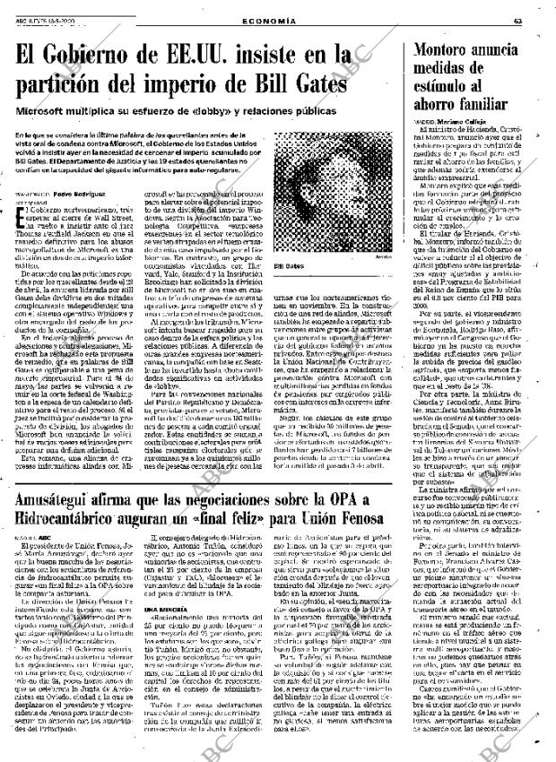 ABC MADRID 18-05-2000 página 63