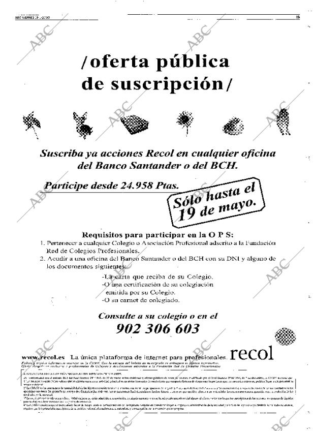 ABC SEVILLA 19-05-2000 página 115