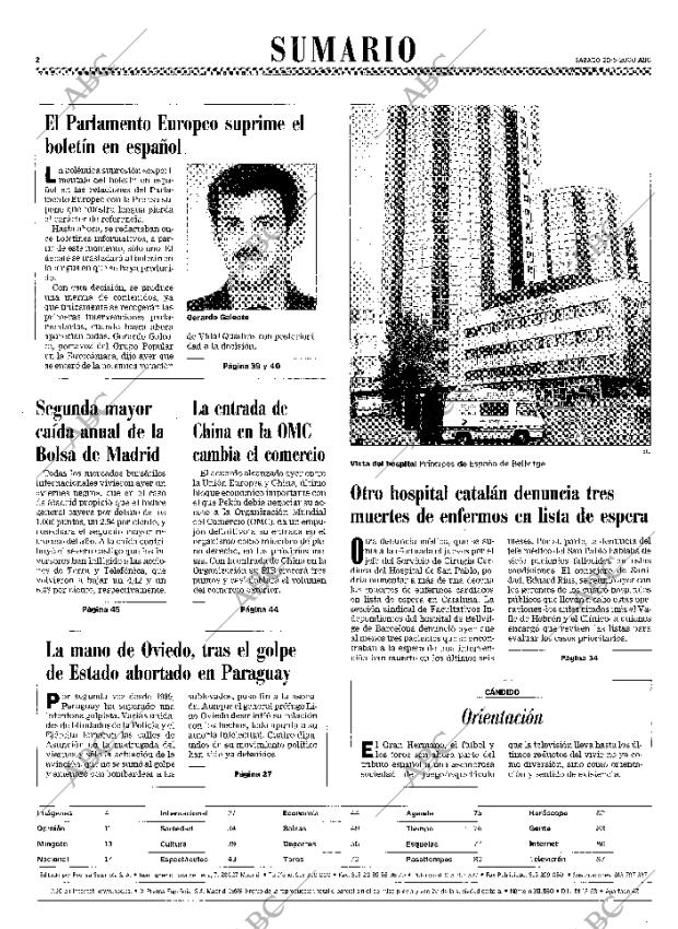 ABC MADRID 20-05-2000 página 2