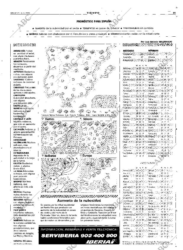 ABC MADRID 25-05-2000 página 85