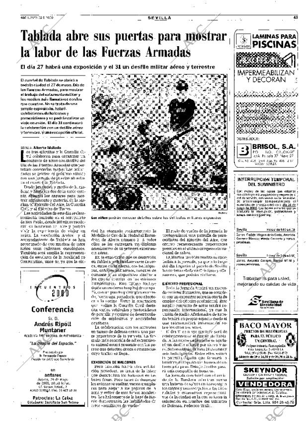 ABC SEVILLA 25-05-2000 página 43