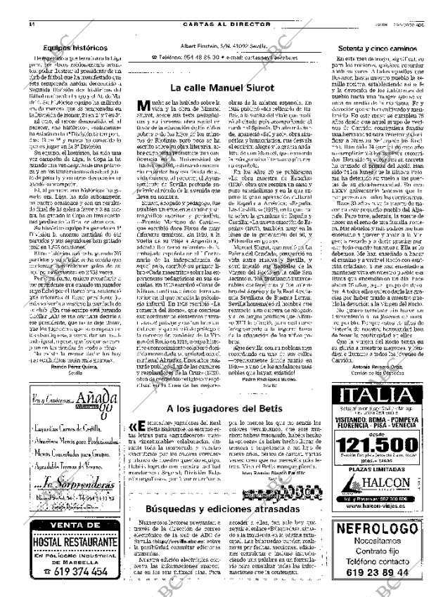 ABC SEVILLA 26-05-2000 página 14