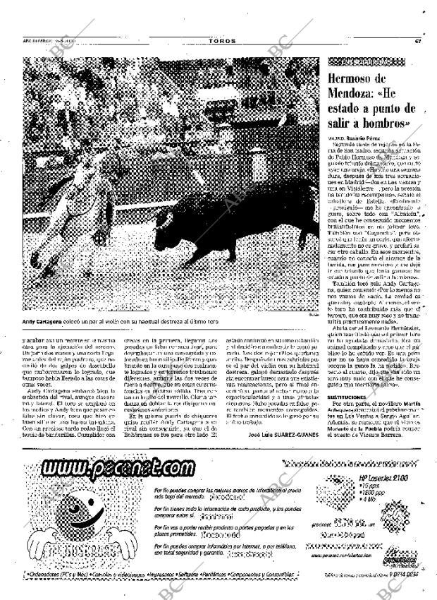 ABC MADRID 28-05-2000 página 67