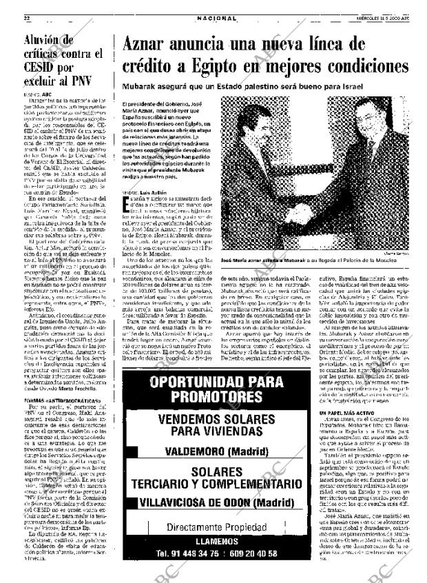 ABC MADRID 31-05-2000 página 22