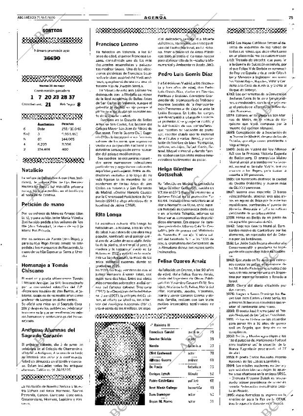ABC MADRID 31-05-2000 página 75
