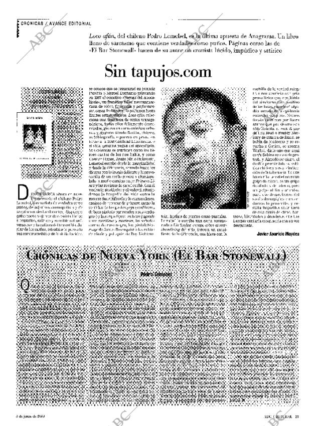CULTURAL MADRID 03-06-2000 página 23