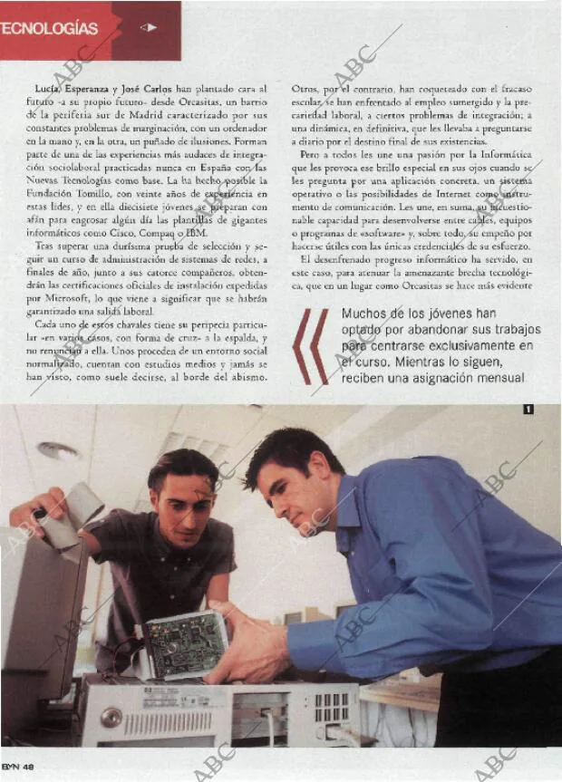 BLANCO Y NEGRO MADRID 04-06-2000 página 48