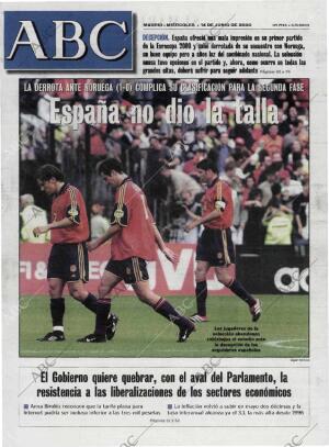 ABC MADRID 14-06-2000 página 1
