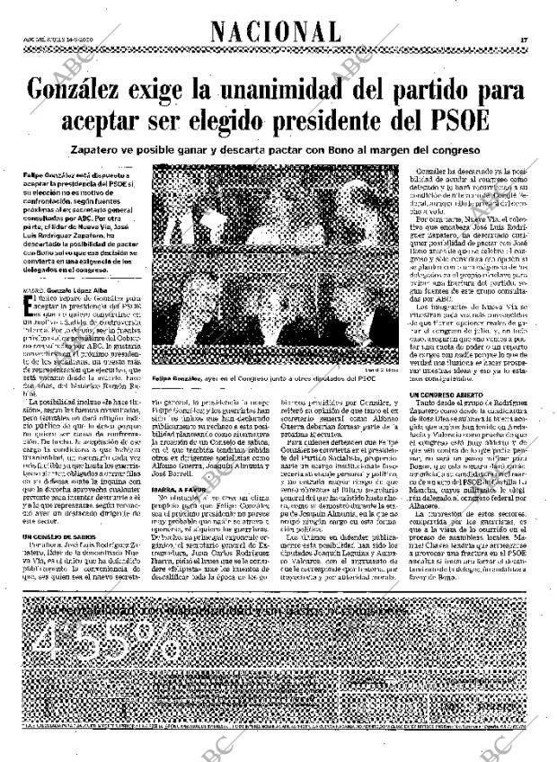 ABC MADRID 14-06-2000 página 17