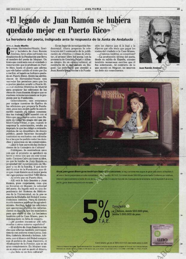 ABC MADRID 14-06-2000 página 49