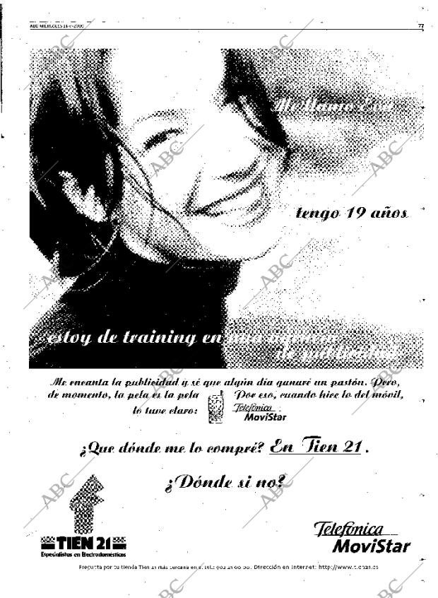 ABC MADRID 14-06-2000 página 77