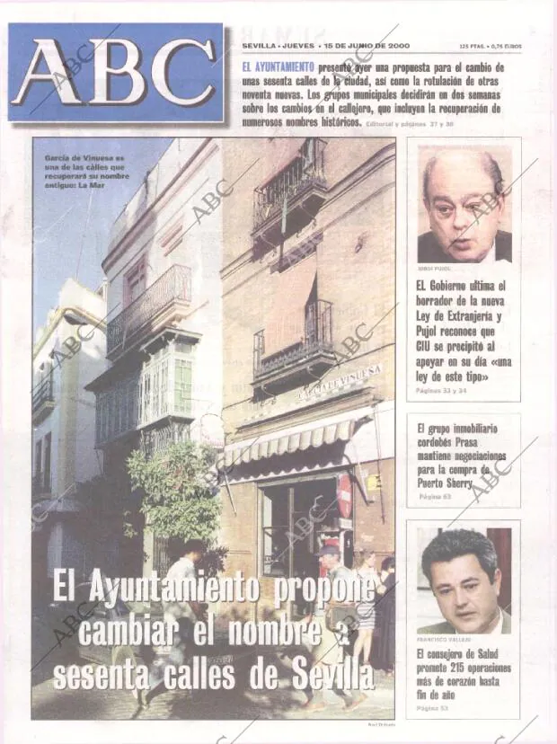 ABC SEVILLA 15-06-2000 página 1