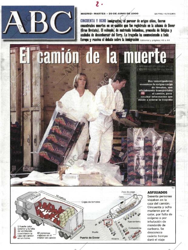 ABC MADRID 20-06-2000 página 1