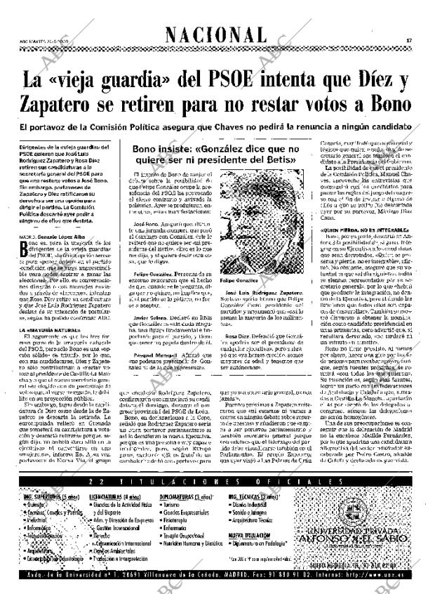ABC MADRID 20-06-2000 página 17