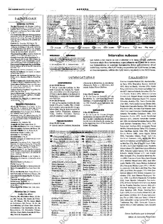 ABC MADRID 27-06-2000 página 113