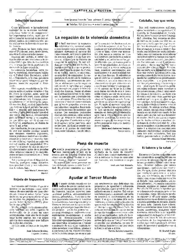 ABC MADRID 27-06-2000 página 12