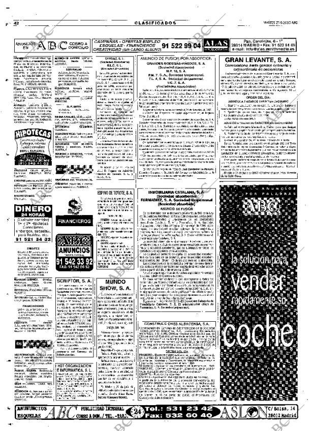 ABC MADRID 27-06-2000 página 134