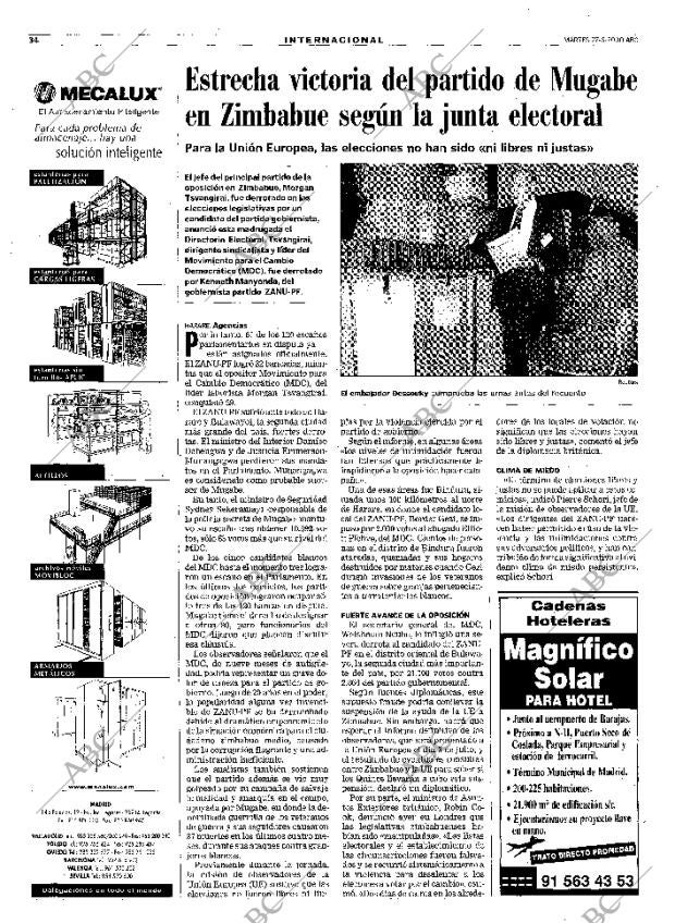 ABC MADRID 27-06-2000 página 34