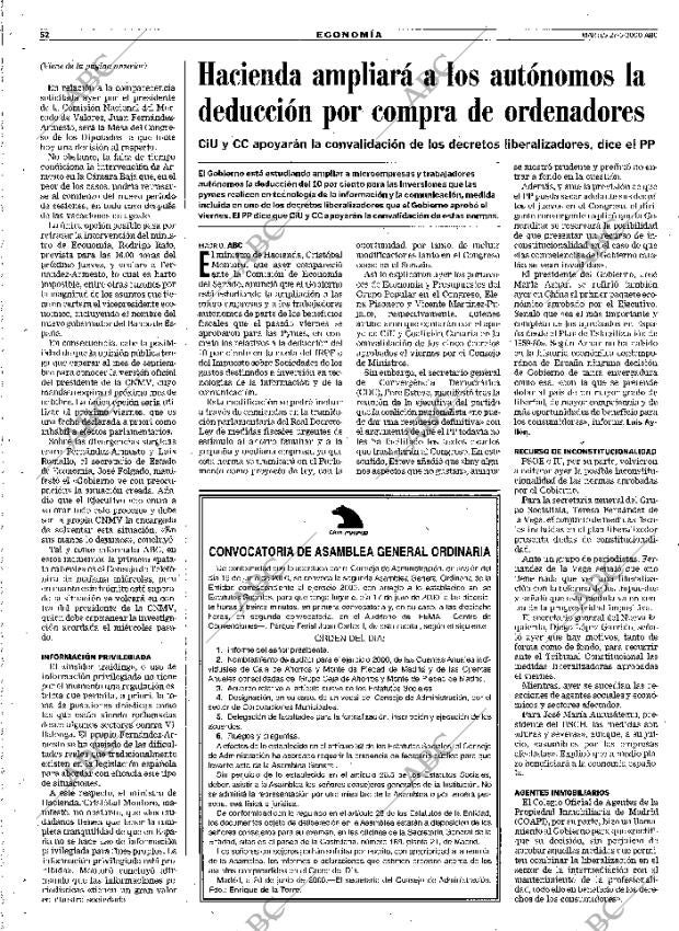 ABC MADRID 27-06-2000 página 52