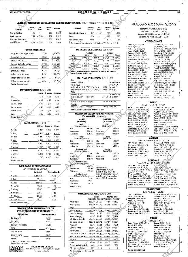 ABC MADRID 27-06-2000 página 61