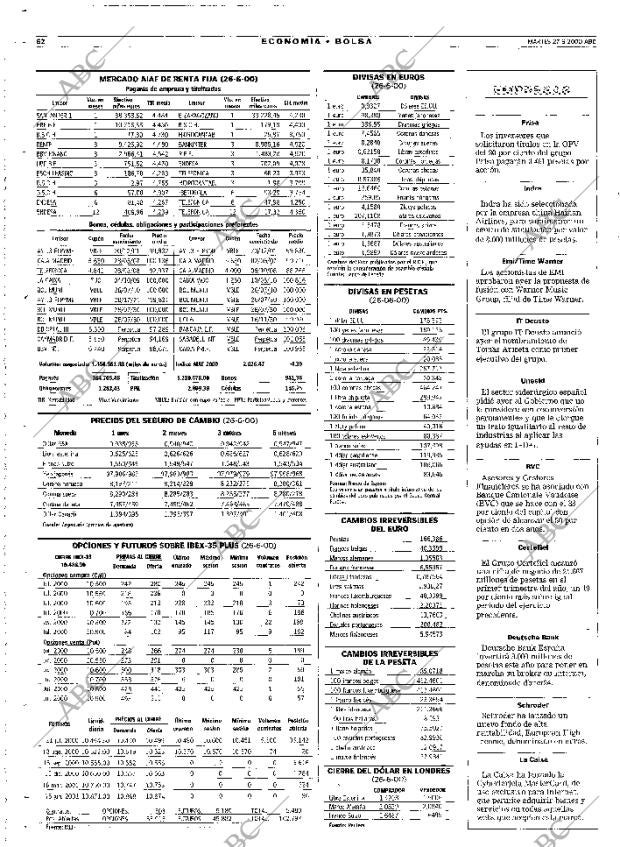ABC MADRID 27-06-2000 página 62