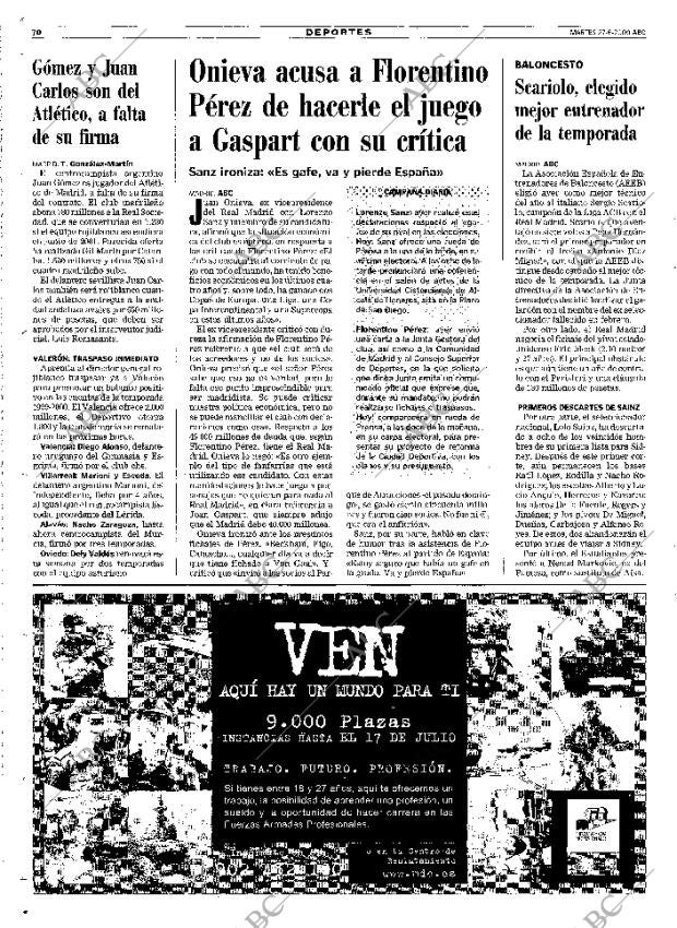 ABC MADRID 27-06-2000 página 70