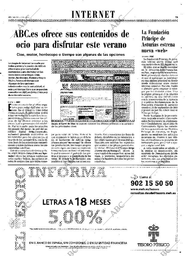 ABC MADRID 27-06-2000 página 73