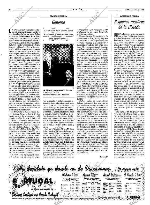 ABC MADRID 28-06-2000 página 14