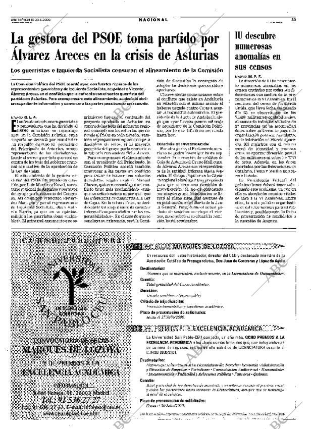ABC MADRID 28-06-2000 página 23