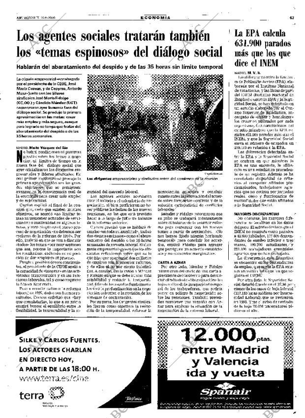 ABC MADRID 28-06-2000 página 63