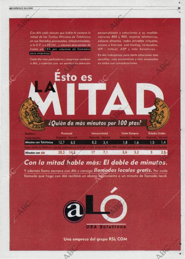 ABC MADRID 28-06-2000 página 81