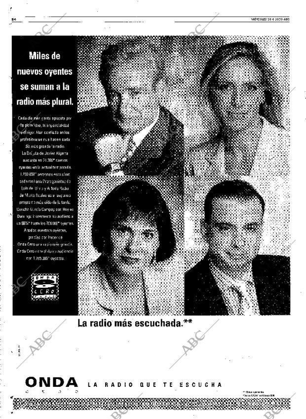 ABC MADRID 28-06-2000 página 84