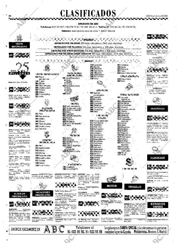 ABC MADRID 28-06-2000 página 86