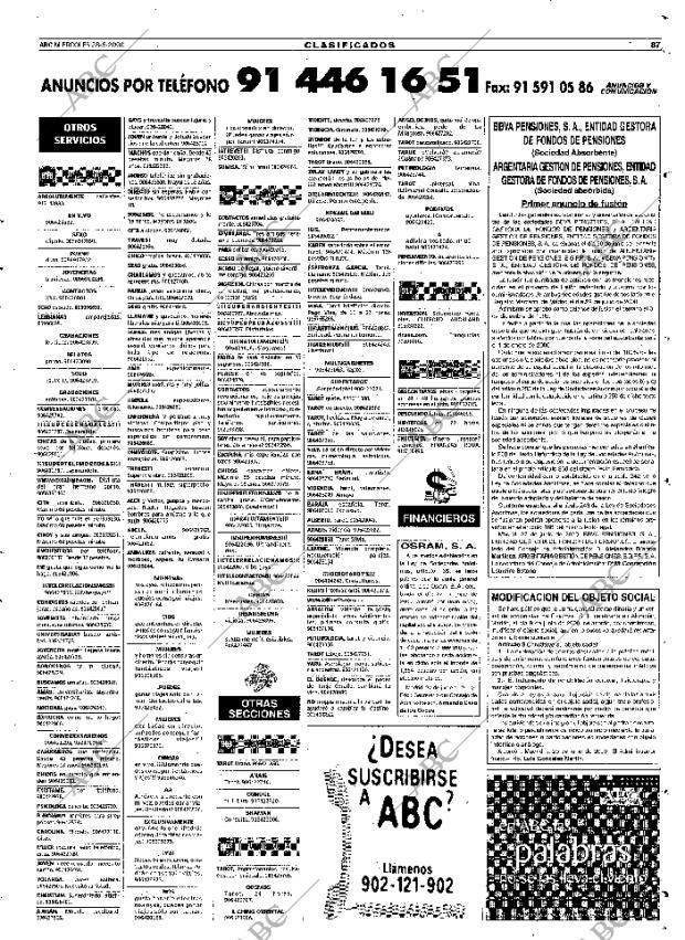 ABC MADRID 28-06-2000 página 87