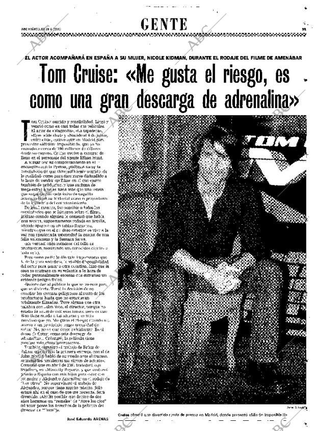 ABC MADRID 28-06-2000 página 91