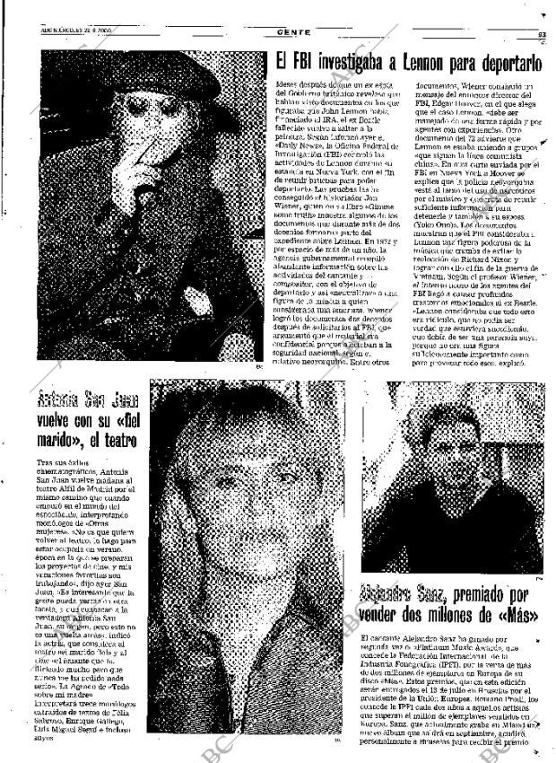 ABC MADRID 28-06-2000 página 93