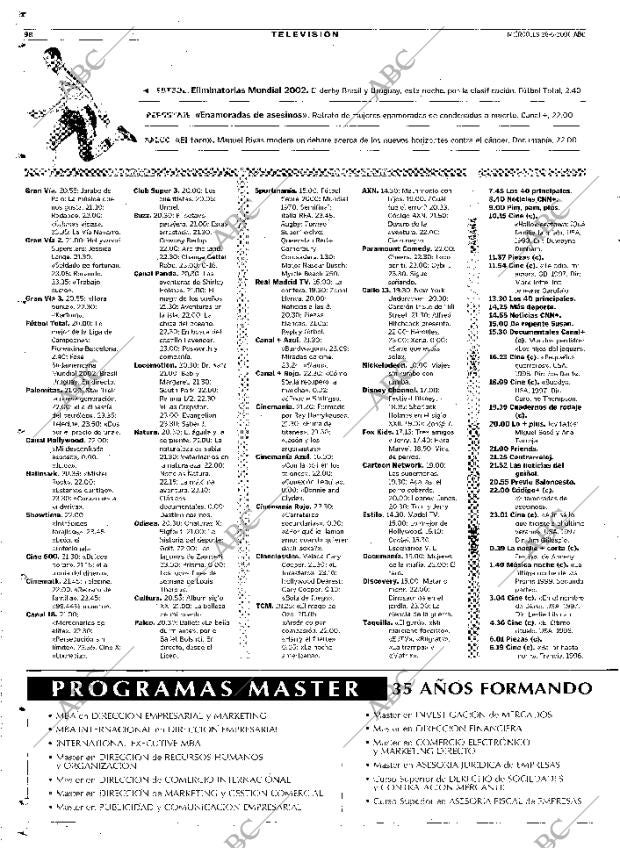 ABC MADRID 28-06-2000 página 98
