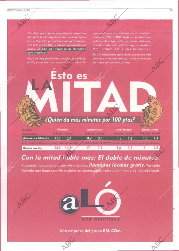 ABC SEVILLA 28-06-2000 página 81