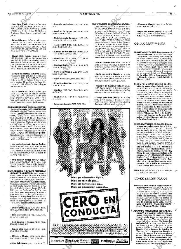 ABC SEVILLA 28-06-2000 página 85