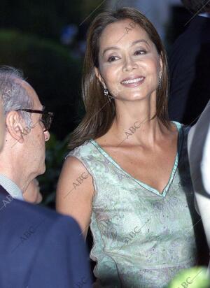 Isabel Preysler y Miguel Boyer, en la fiesta del 4 de Julio en la embajada...