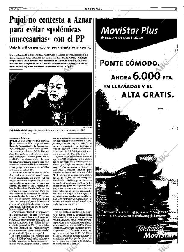 ABC MADRID 03-07-2000 página 23