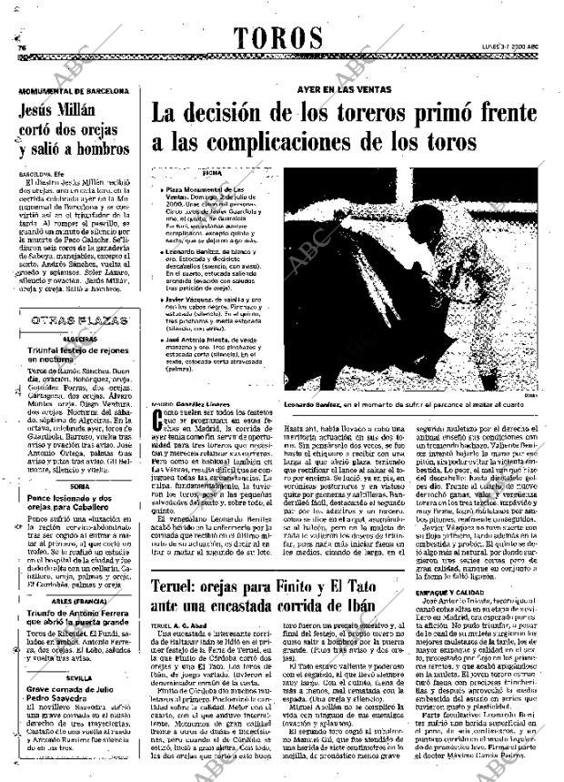 ABC MADRID 03-07-2000 página 76