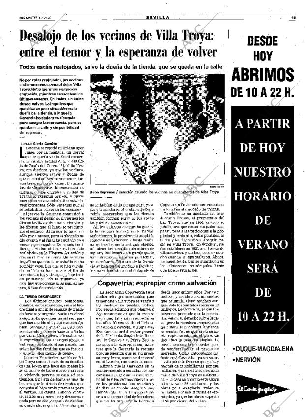 ABC SEVILLA 04-07-2000 página 43