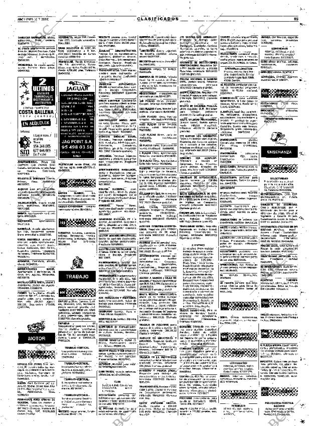 ABC SEVILLA 10-07-2000 página 85