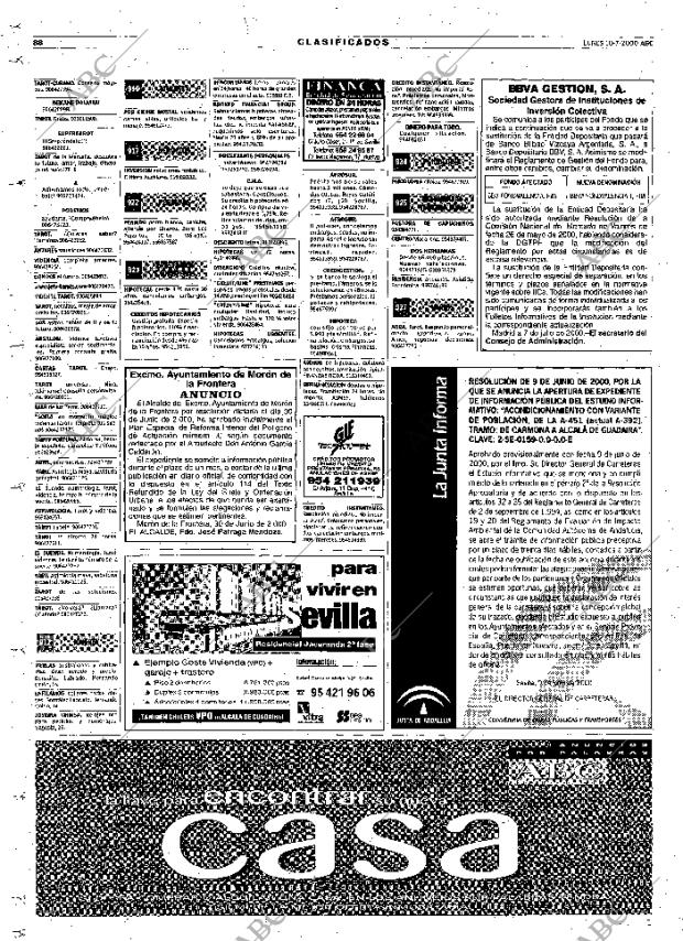 ABC SEVILLA 10-07-2000 página 88