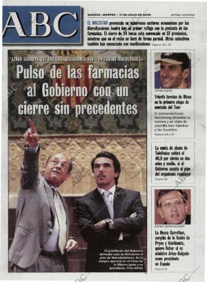 ABC MADRID 11-07-2000 página 1